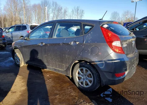 2012 Hyundai Accent Gls z USA, uszkodzony, nr VIN KMHCT5AE8CU035647